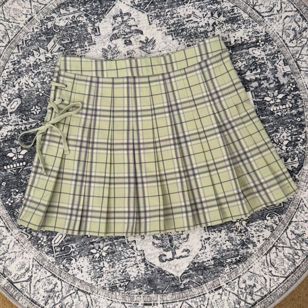 Forever 21 Green Plaid Skirt - Size M